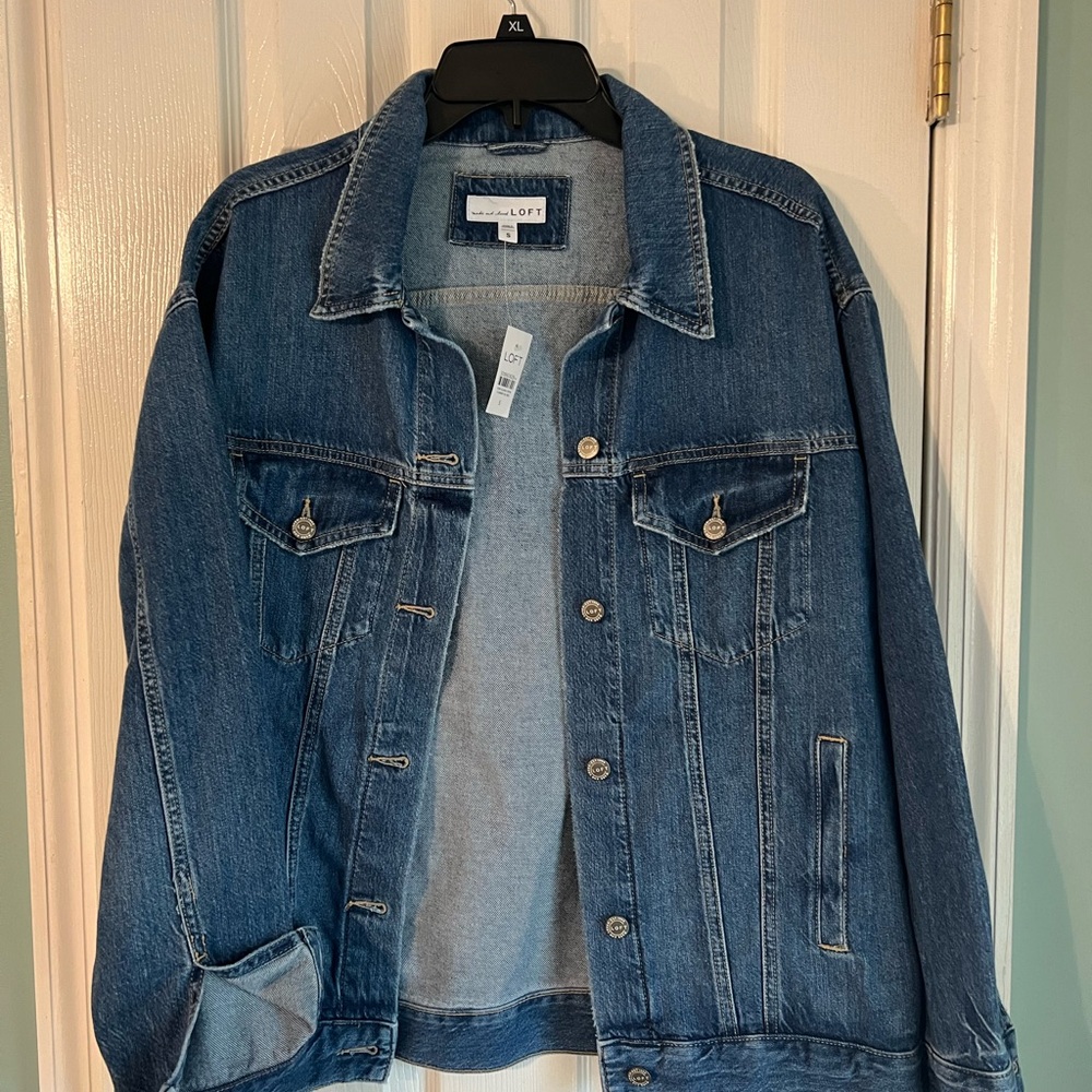 LOFT Blue Jean Jacket